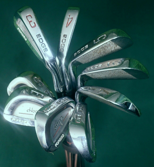 Set of 9 x Ben Hogan Edge Forged Irons 3-SW Regular Steel Shafts Chamois Grips