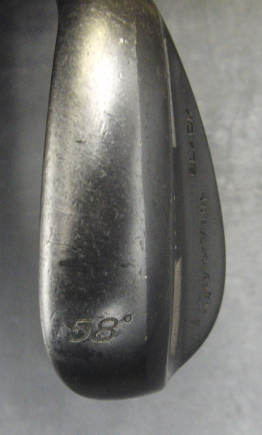 TaylorMade rac Black 58° Sand Wedge Stiff Steel Shaft TaylorMade Grip