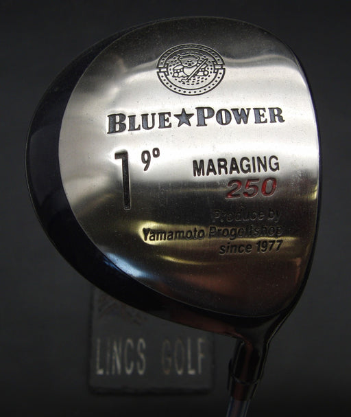 Blue Power Maraging 250 9° Driver Stiff Graphite Shaft Golf Pride Grip