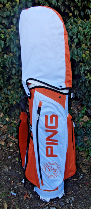 6 Division Ping Orange Golf Stand Carry Clubs Bag*