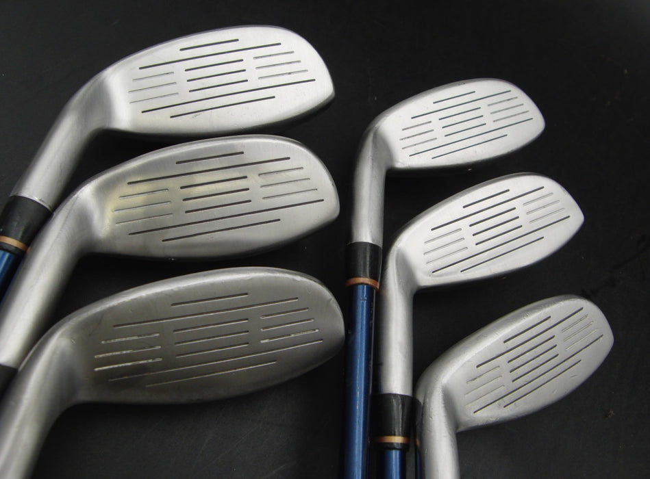Set of 6x Spalding High Ball Irons 5-PW Stiff Graphite Shafts Spalding Grips