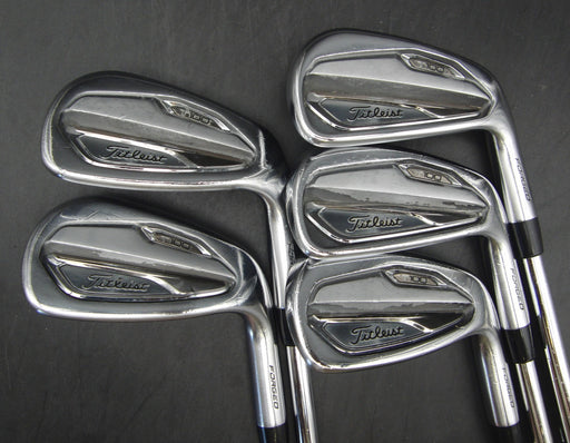 Set of 5x Titleist T100 Irons 6-PW Stiff Steel Shafts Golf Pride Grips