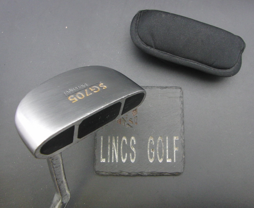Slazenger SG-705 Putter Steel Shaft 87cm Length Slazenger Grip + Head Cover