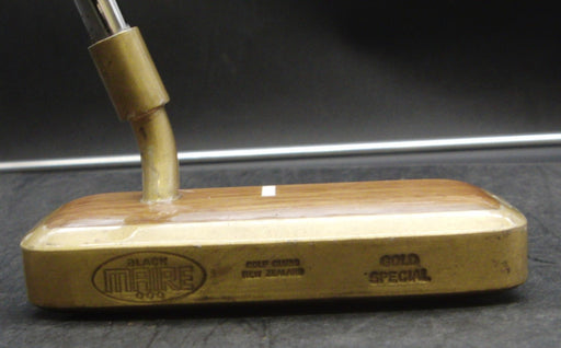 Black Maire Gold Special Putter Steel Shaft 90cm Length Black Maire Grip