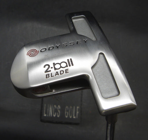 Odyssey White Hot 2-Ball Blade Putter Steel Shaft 86cm Length Odyssey Grip*