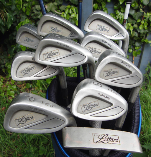 Set of John Letters 3-SW Irons + 11.5 Donnay Driver + 3+ 5 Wood +Putter*