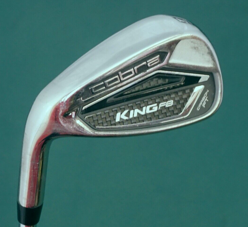 Left Handed Cobra King F8 Carbon FT 9 Iron Regular Steel Shaft Cobra Grip