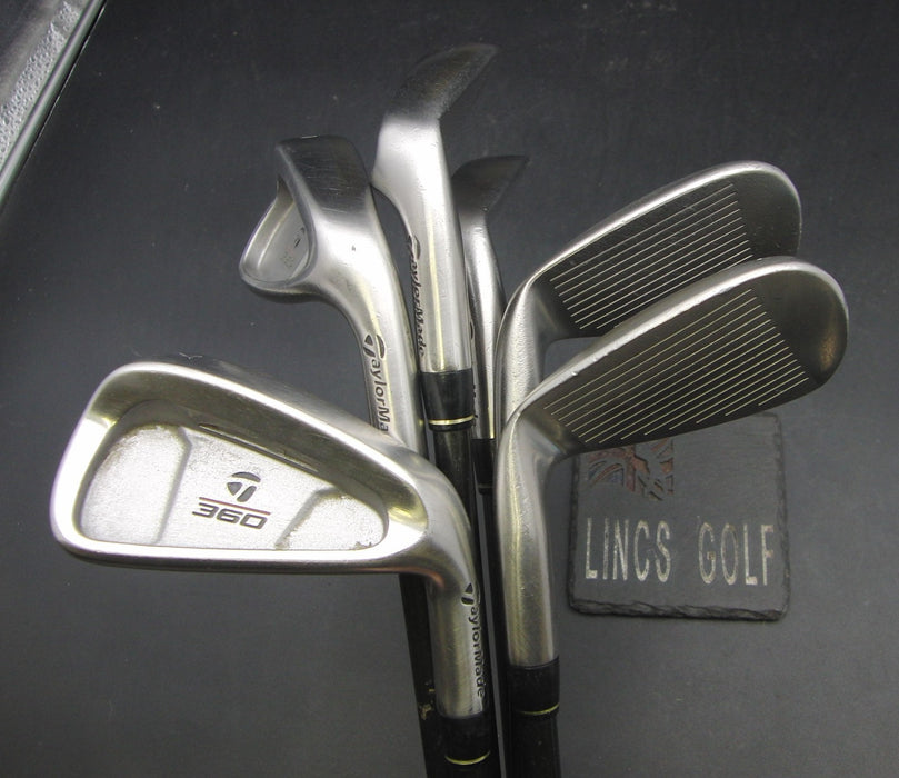 Set of 6x TaylorMade 360 7-SW + AW Irons Regular Graphite Shafts*
