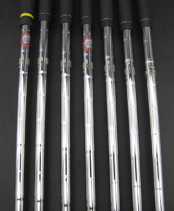 Set of 7x TaylorMade SLDR 4-PW Irons Stiff Steel Shafts TaylorMade Grips