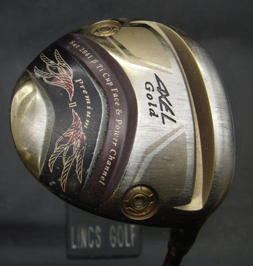 Tsuruya AXEL Gold Premium II 5 Wood Stiff Graphite Shaft Elite Grip