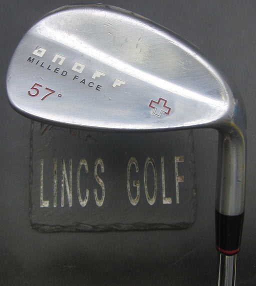 Onoff Milled Face Plus 57° Sand Wedge Stiff Steel Shaft Onoff Grip