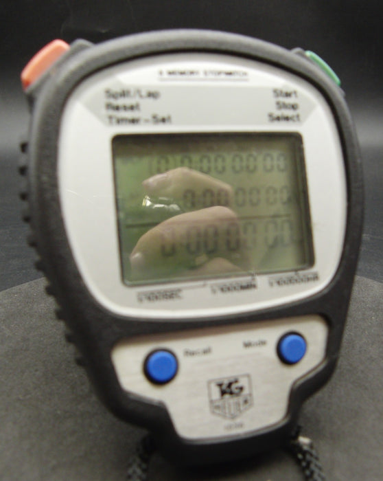 TAG Heuer 1036 8 Memory Digital Stopwatch Split Lap Timer Sports Professional