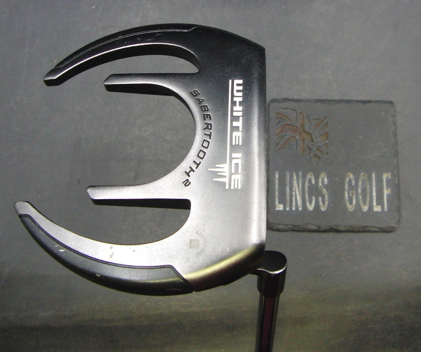 Odyssey White Ice Sabertooth 2 Putter Steel Shaft 81.5cm Length Psyko Grip*