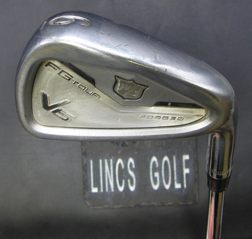Wilson Staff FG Tour V6 Forged 6 Iron Regular Steel Shaft Wilson Staff Grip