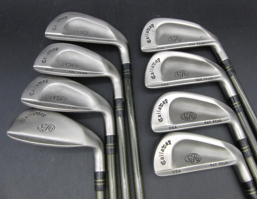 Set of 8x Callaway S2H2 3-PW Irons Firm Graphite Shafts Callaway Grips