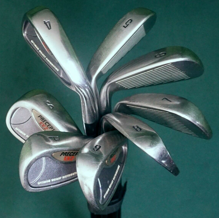 Set of 8 x Bridgestone Precept EV2 Irons 4-SW Stiff Graphite Shafts