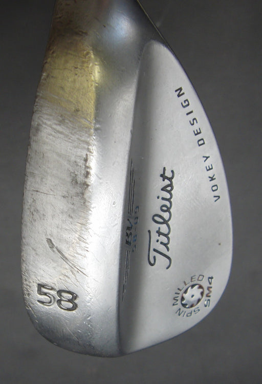 Titleist BV Vokey Design SM4 58° Sand Wedge Stiff Steel Shaft Golf Pride Grip