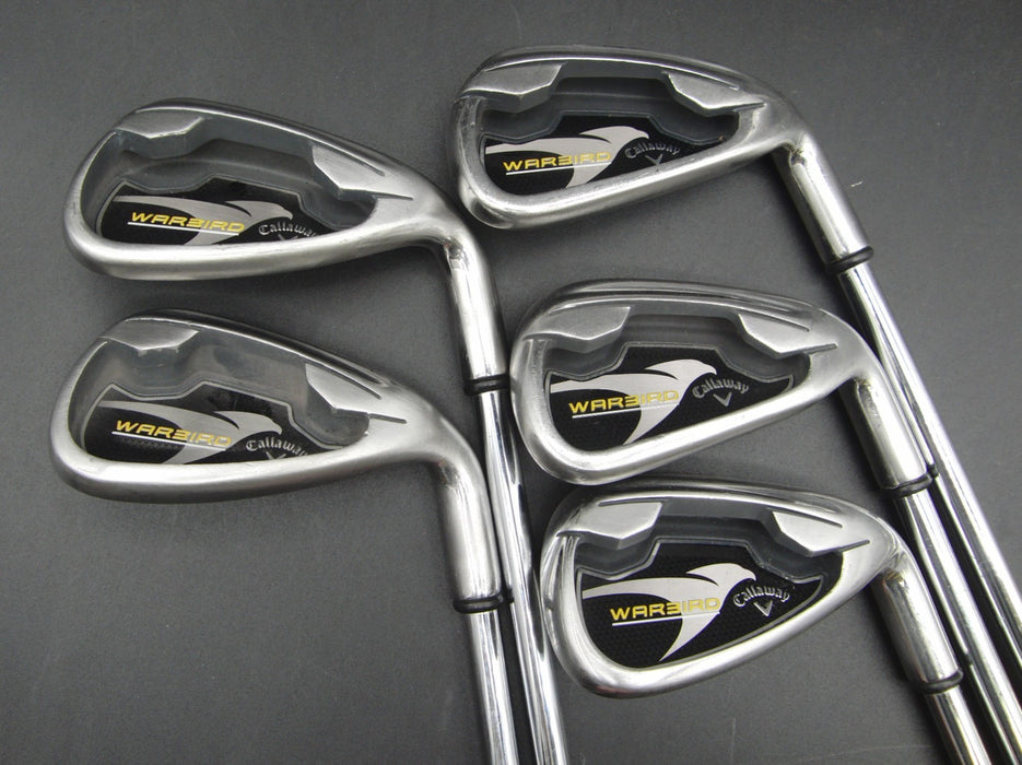 Set of 5 x Callaway WarBird Irons 6-PW Uniflex Steel Shafts Callaway Grips*