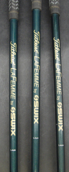 Set of 3 Ladies Titleist Oversize La Femme Driver + 3 + 5 Woods