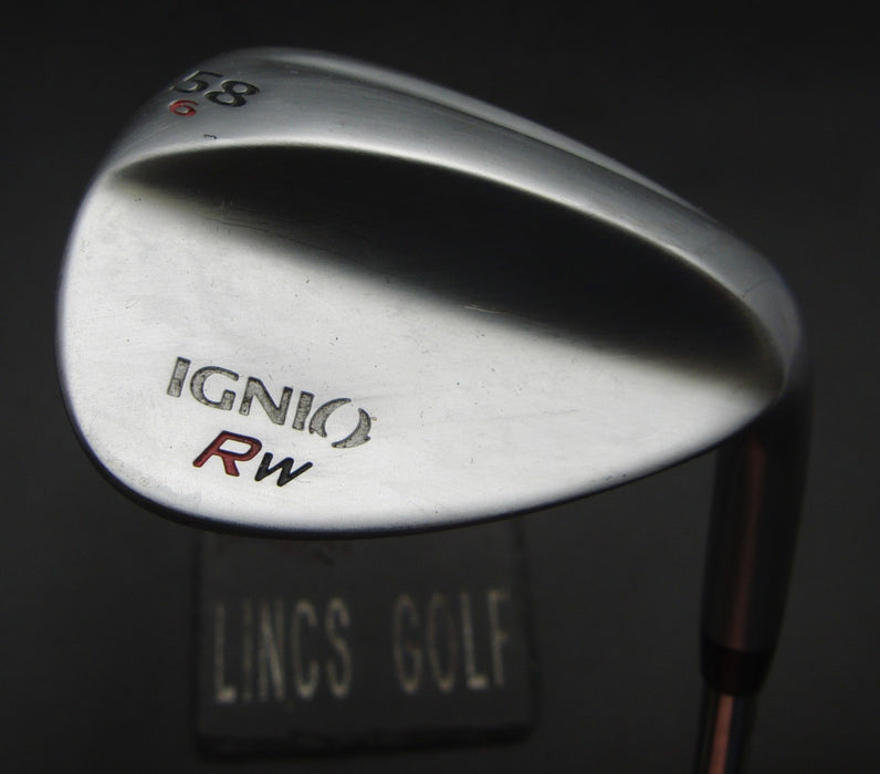 Ignio RW 58° Sand Wedge Regular Steel Shaft Black Grip