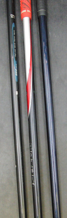 Set of 3  x Srixon XXIO, Yonex Nanov, PRGR TRX 370 Drivers Stiff Graphite Shafts