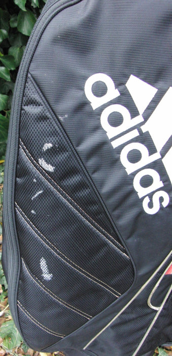 5 Division Adidas Black Carry Trolley Cart Golf Clubs Bag*