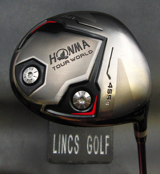 Honma Tour World TW727 455s 9.5° Driver Stiff Graphite Shaft Golf Pride Grip
