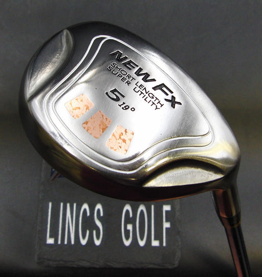 Japanese New FX Super Utility 19° 5 Hybrid Stiff Graphite Shaft Tour Arrow Grip