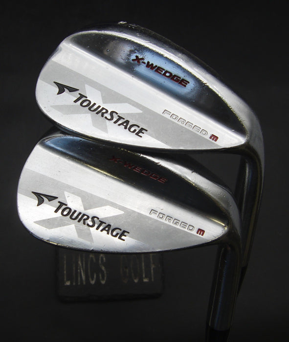 Set of 2 Bridgestone Tourstage X-Wedge Wedges & Bridgestone CL Driver Head Cover