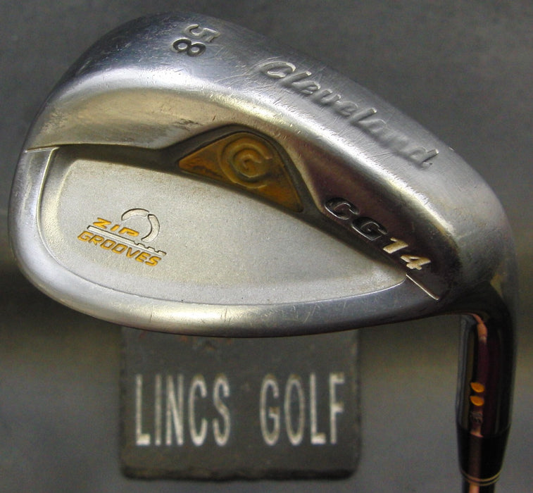 Cleveland CG14 Zip Grooves 58° Sand Wedge Wedge Flex Steel Shaft Golf Pride Grip
