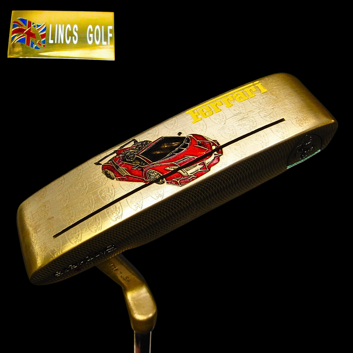Custom Milled Ferrari Theme Ping Scottsdale Anser Putter 91.5cm Steel Shaft