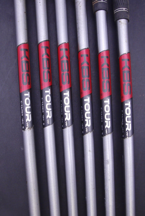Set of 6x Titleist 718 MB/CB Forged 5-PW Irons Stiff Steel Shafts