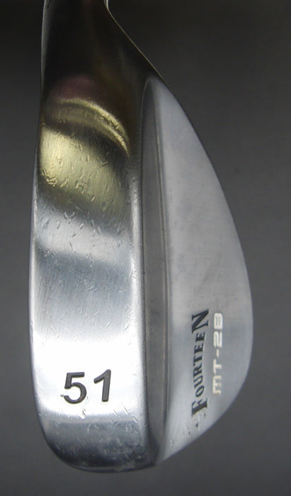 Fourteen MT-28 51° Gap Wedge Regular Steel Shaft Golf Pride Grip