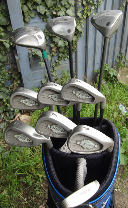 Set of Callaway Big Bertha X12 Iron 5-PW+ Driver+ 4 Wood+5 Wood +Putter*
