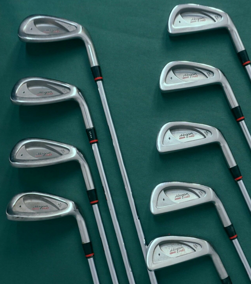 Set 9 x Ben Hogan H40 Pat Pend Irons 3-SW Regular Steel Shafts Ben Hogan Grips