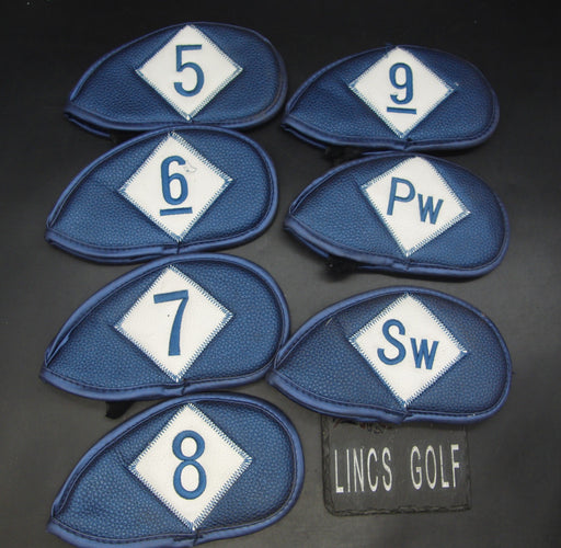 Set of 7x Unbranded Irons Head Covers Only