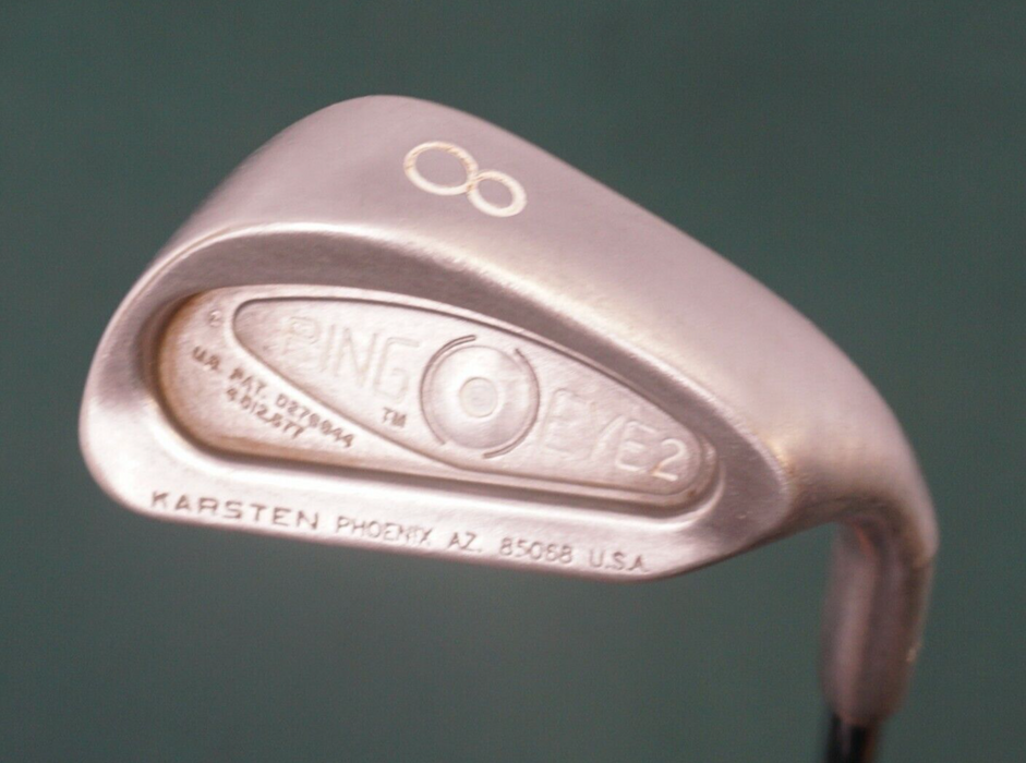 Ping Eye 2 White Dot 8 Iron Seniors Steel Shaft Chamois Grip