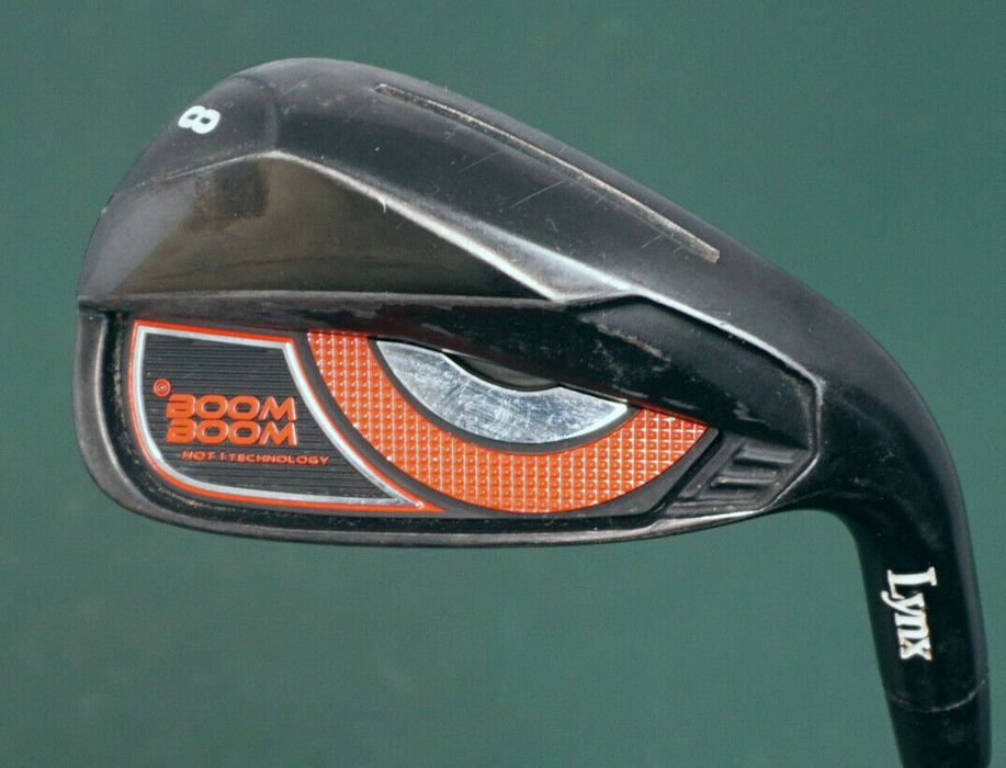 Lynx Boom Boom Hot Technology 8 Iron Regular Steel Shaft Lynx Grip