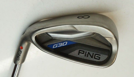 Left Handed Ping G30 Red Dot 8 Iron CFS Regular Steel Shaft Ping Grip