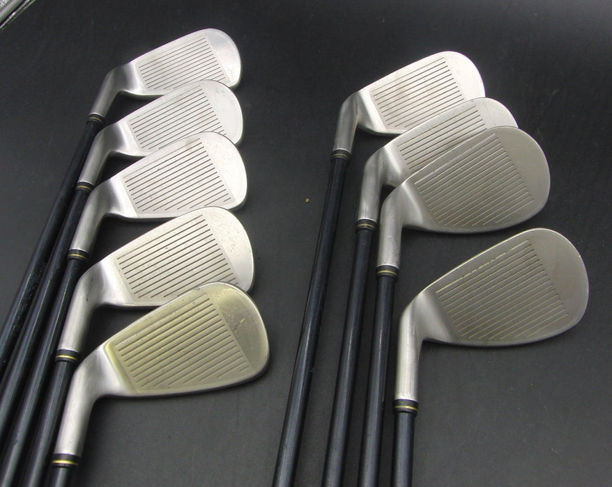 Set of 9x XXIO Impact Power Face 4-SW + AW Irons Regular Graphite Shafts*
