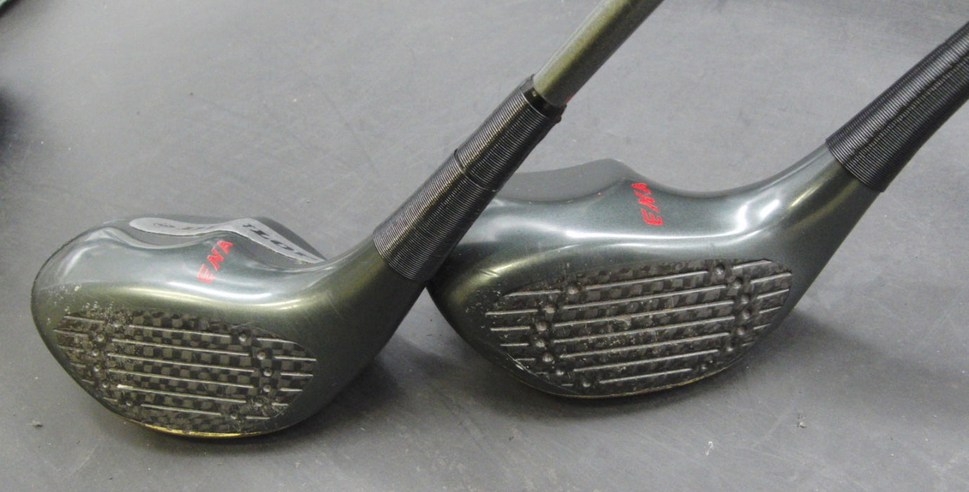 Set of 2 ENA Crane Japan 4+6 Woods Regular Graphite Shafts Mixed Grips & HC