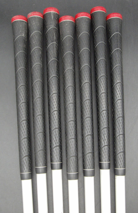 Set of 7x TaylorMade Burner Japansese Model Irons 5-PW+AW Stiff Graphite Shafts