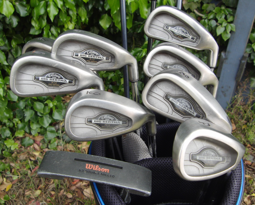 Set Callaway Big Bertha X-12 Irons 3 - PW + Driver + 3 Wood + 4 Wood + Putter*