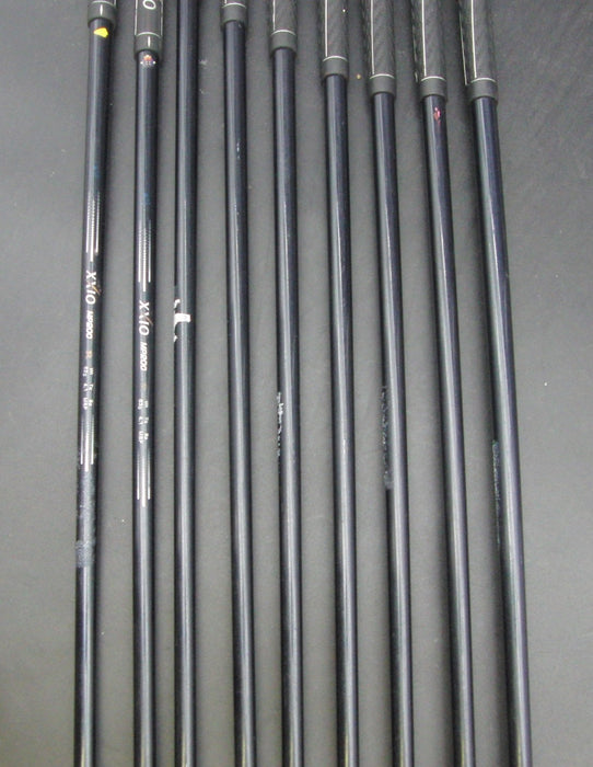 Set of 9x XXIO Impact Power Face 4-SW + AW Irons Regular Graphite Shafts*