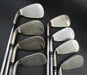 Set of 8x TaylorMade Burner Japanese Model Irons 4-PW+AW Stiff Steel Shafts*