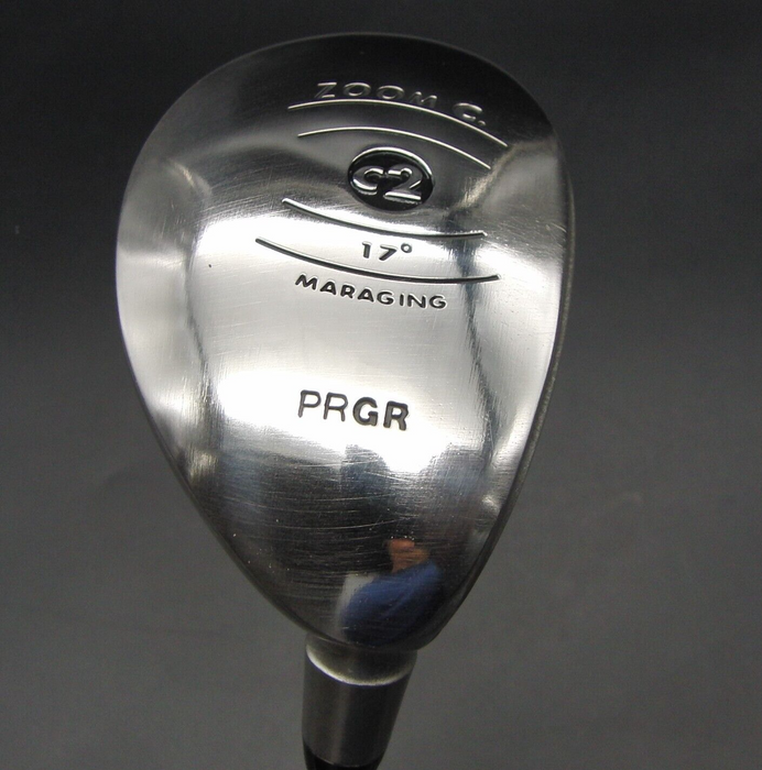Japanese PRGR Zoom C2 Maraging 17° Hybrid Stiff Steel Shaft PRGR Grip