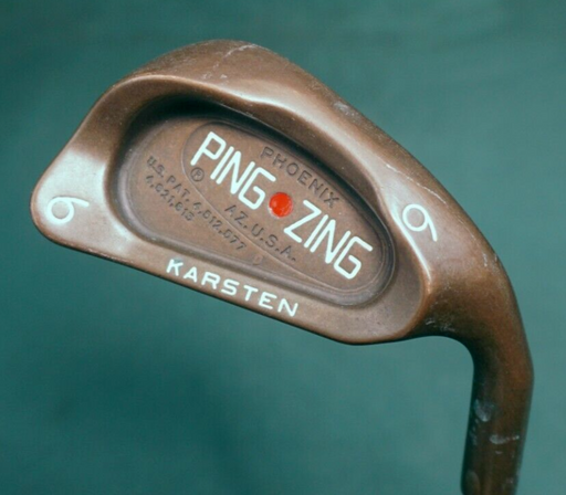 Ping Zing Beryllium Copper BeCu Karsten Red Dot 6 Iron Regular Graphite