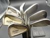 Set of 7x Cleveland CJ-100 Irons 4-PW Stiff Graphite Shafts Golf Pride Grips*