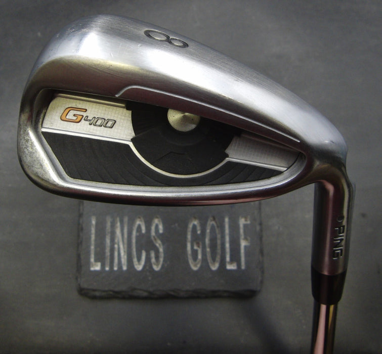 Ping G400 Black Dot 8 Iron Stiff Steel Shaft Golf Pride Grip