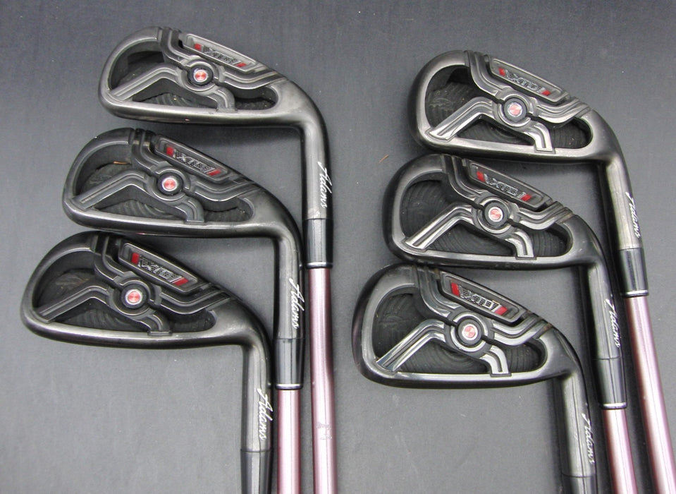 Set of 6x Adams XTD 5-PW Irons Regular Graphite Shafts Lamkin Grips